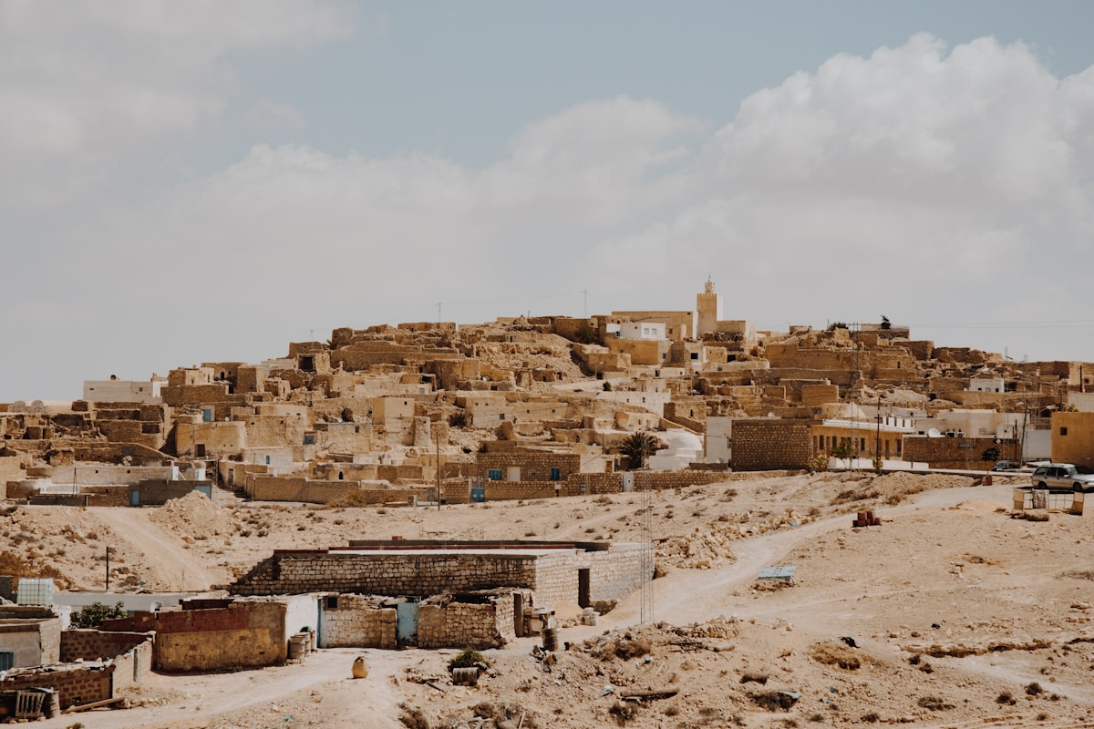 Traditional underground village at Matmata, southern Tunisia