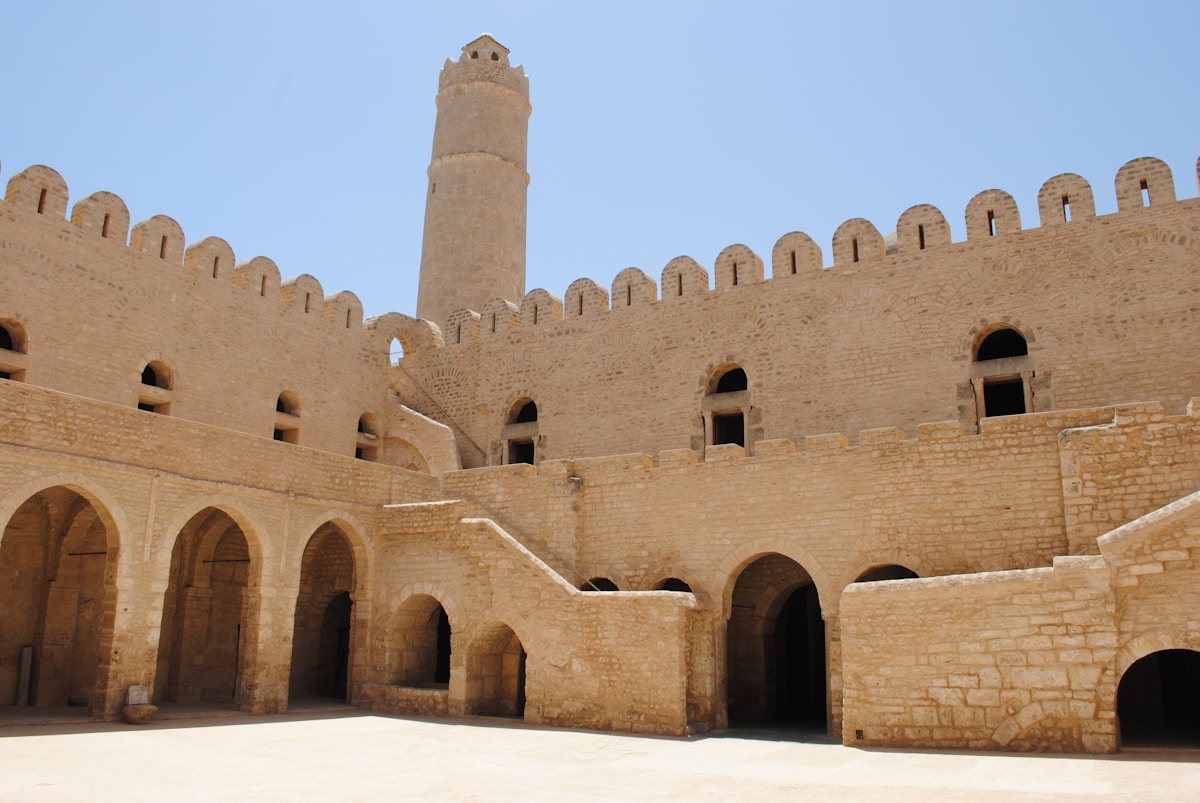 Historic architecture in Sousse, Tunisia