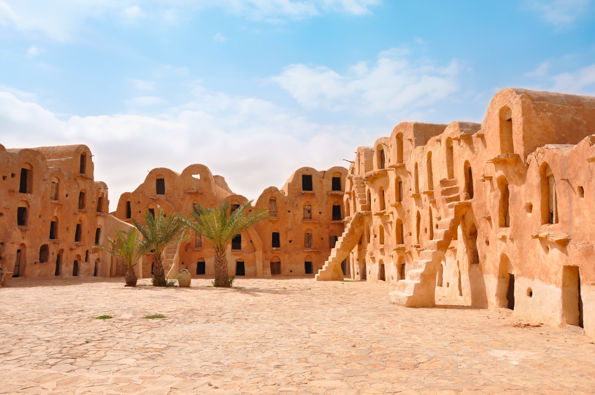 Ancient ksar (fortified granary) in southern Tunisia — Tozeur and Sahara desert tours